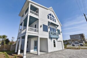 The exterior of a Panama City Beach vacation rental to stay at during UNwineD.
